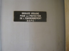 Brigade Urbain pour la Protection de l'Environnement (B.U.P.E)